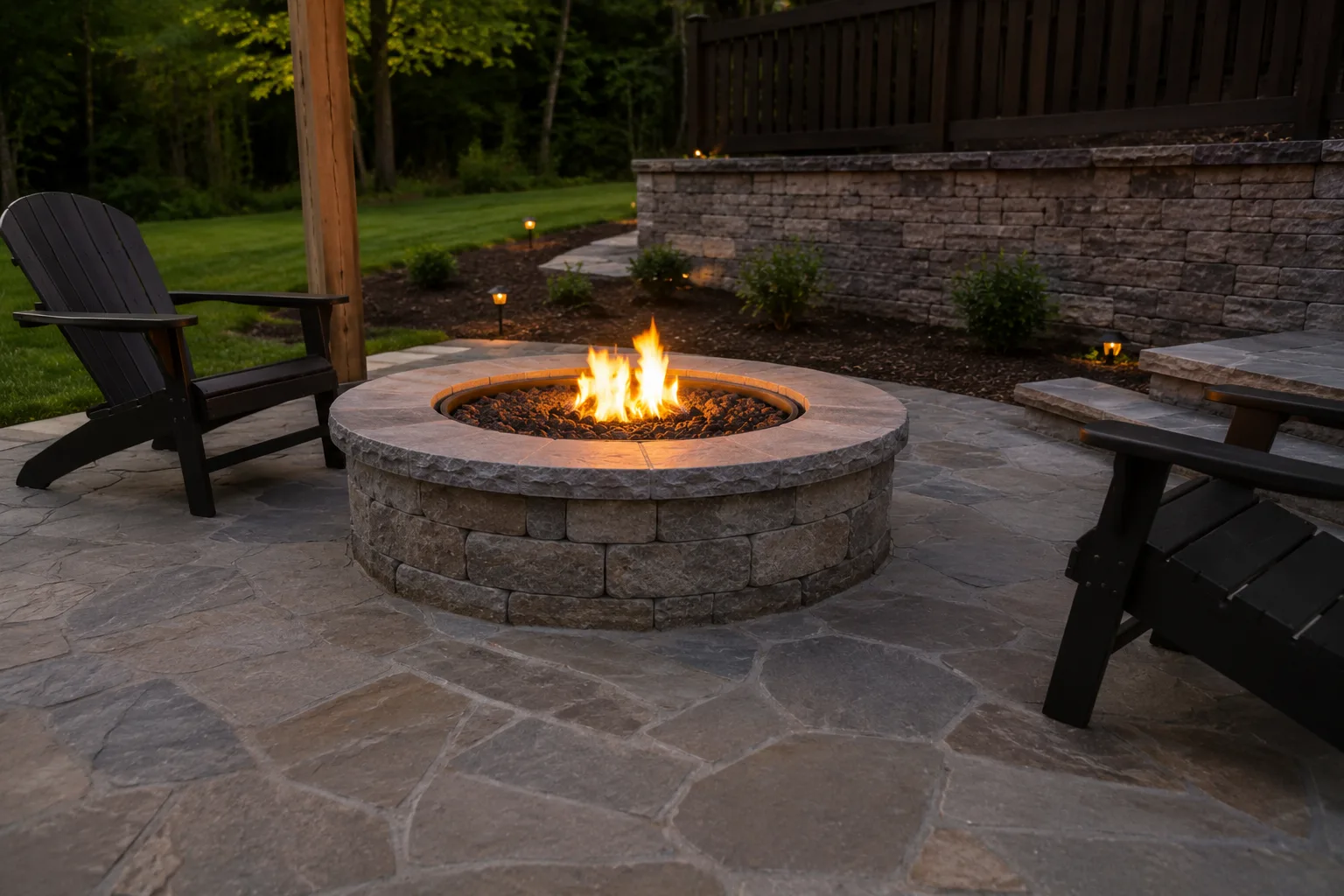 Fire Pits project by J & A Ground Maintenance