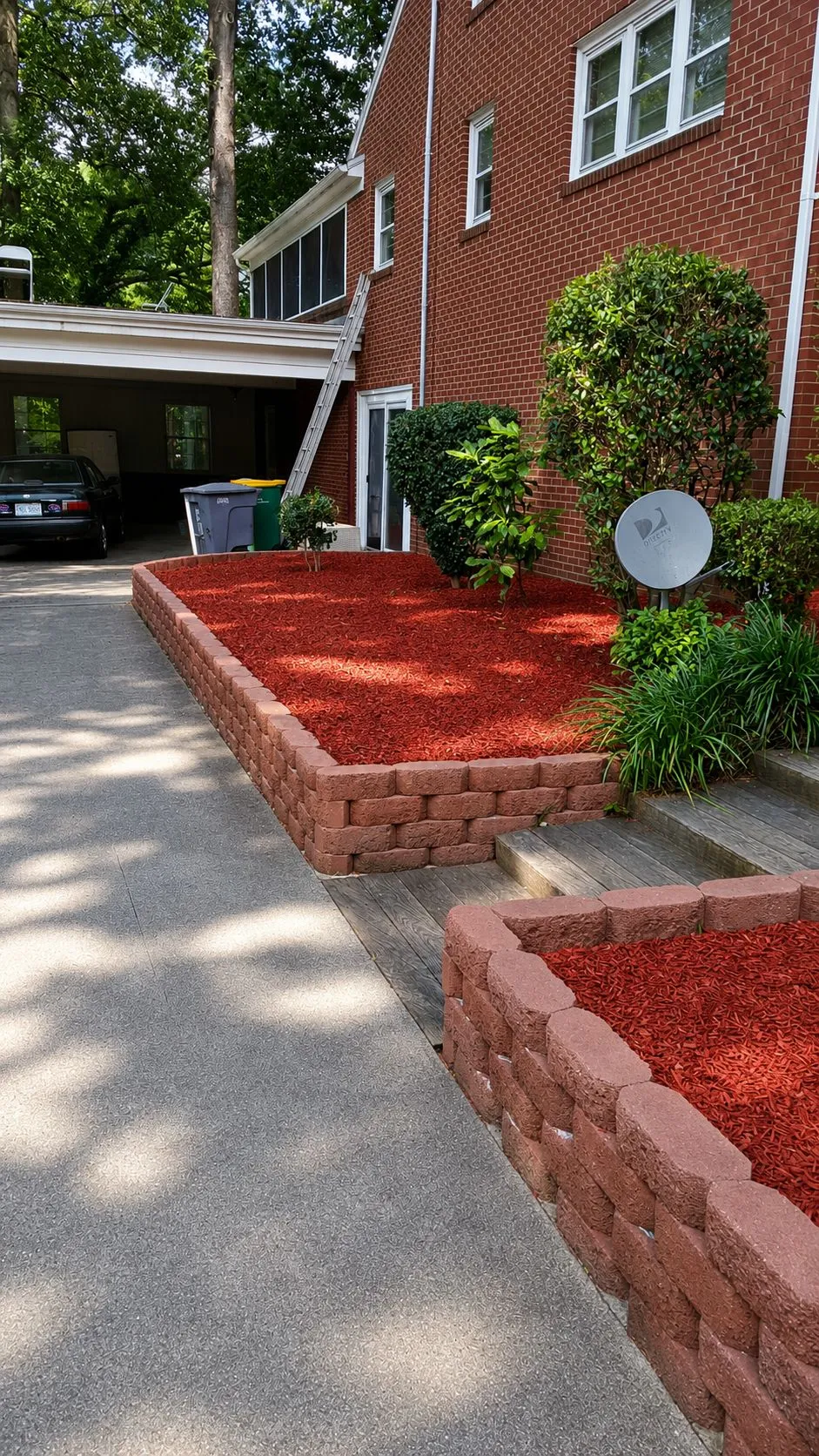 Landscape Bed Border Walls: Retaining Wall · Landscaping. Completed project by J & A Ground Maintenance.