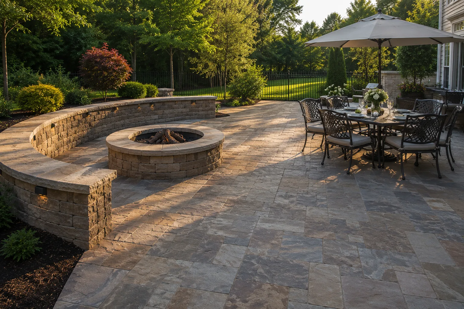 Stone Patios project by J & A Ground Maintenance
