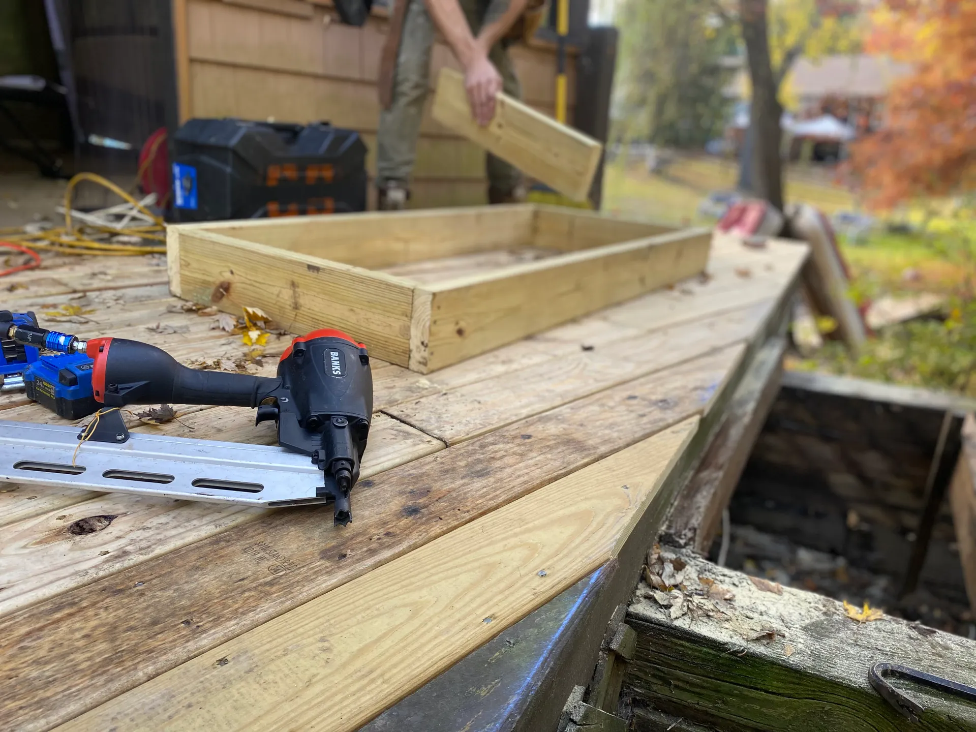Wooden Decks installation project by J&A Ground Maintenance